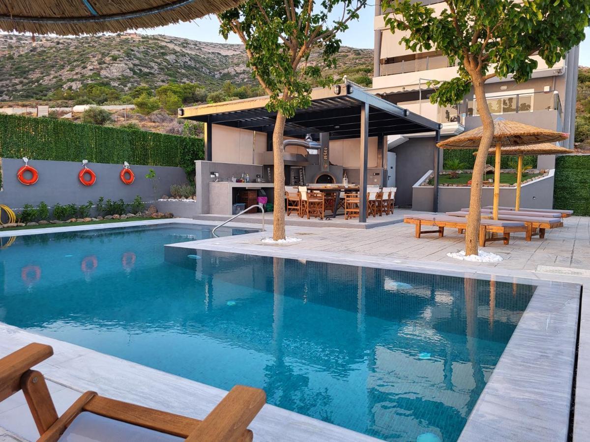 "Stergiou Luxury Apartments" Με Κοινη Πισινα Saronida Exterior foto