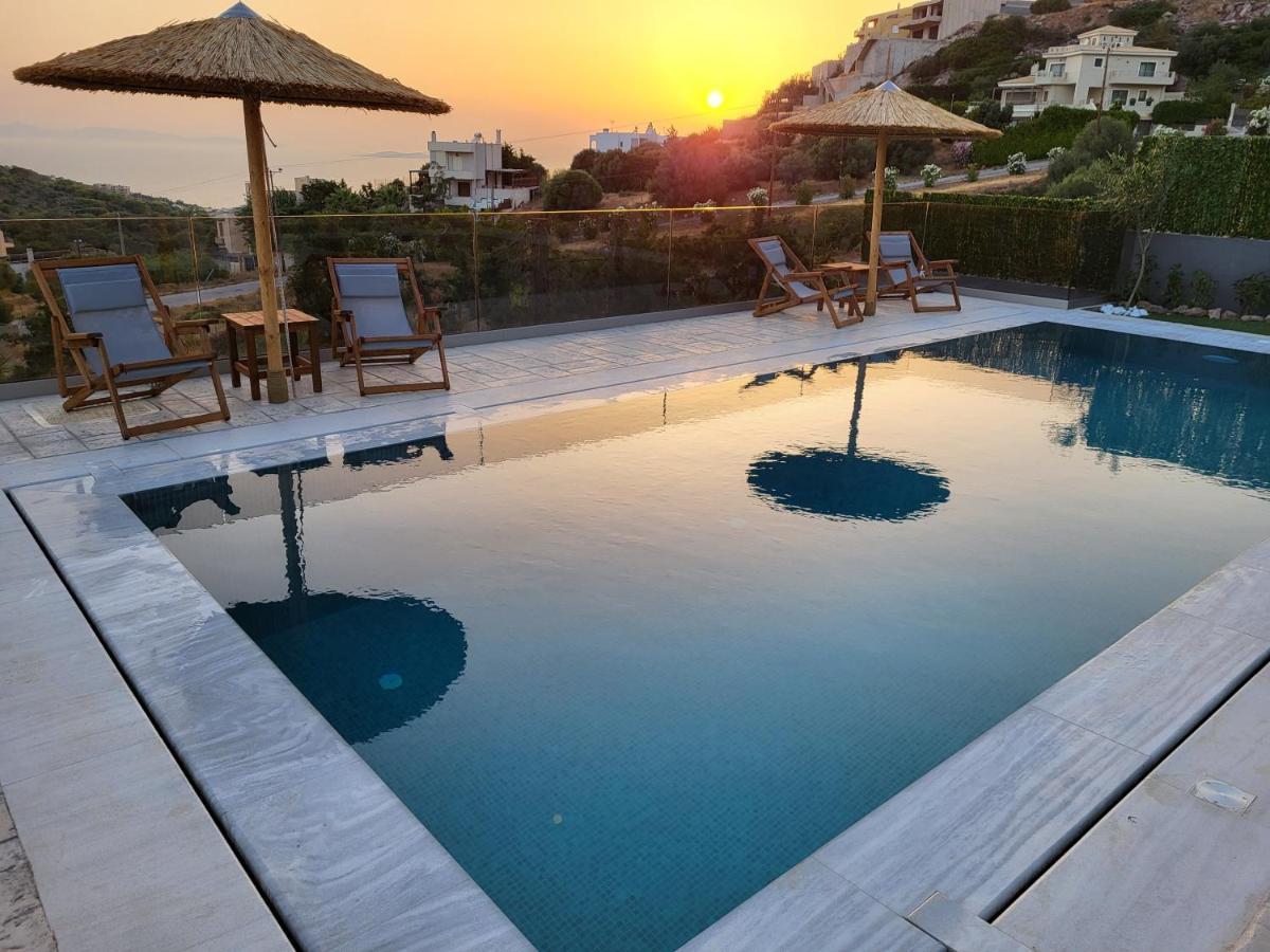 "Stergiou Luxury Apartments" Με Κοινη Πισινα Saronida Exterior foto