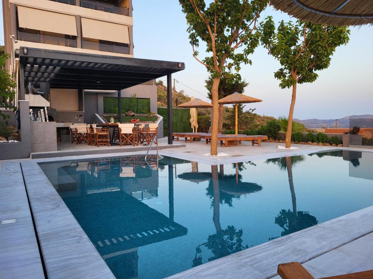 "Stergiou Luxury Apartments" Με Κοινη Πισινα Saronida Exterior foto